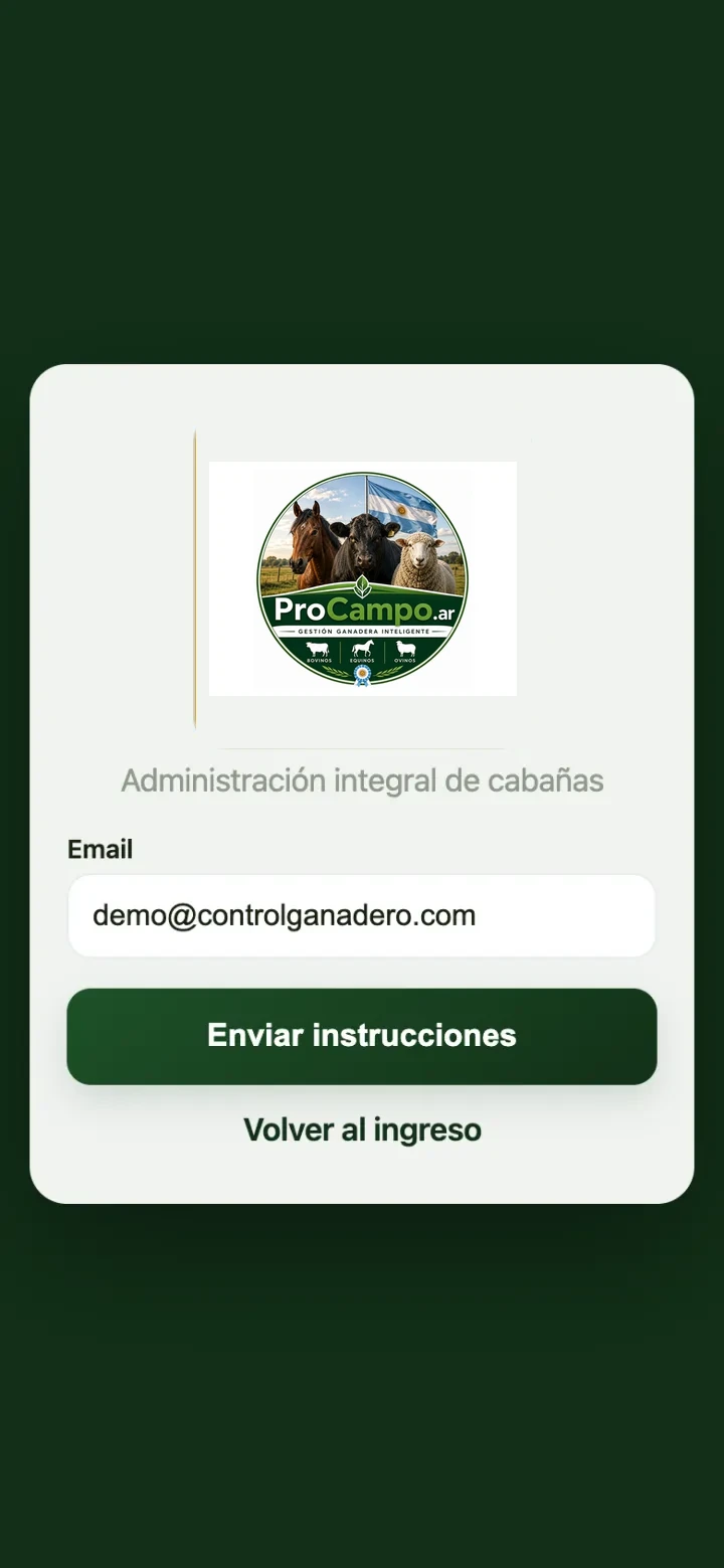 Recuperar la contraseña.
