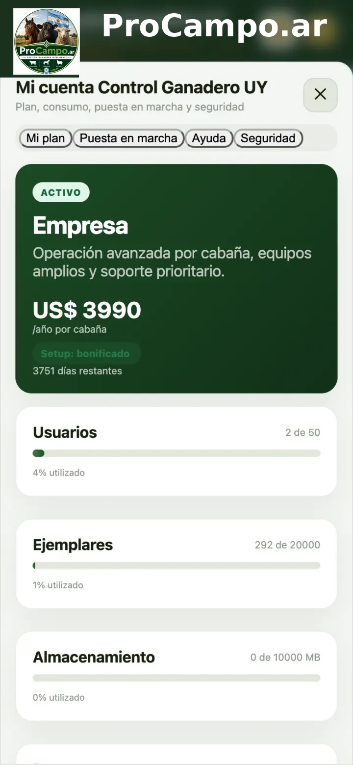 Mi plan: uso y puesta en marcha.