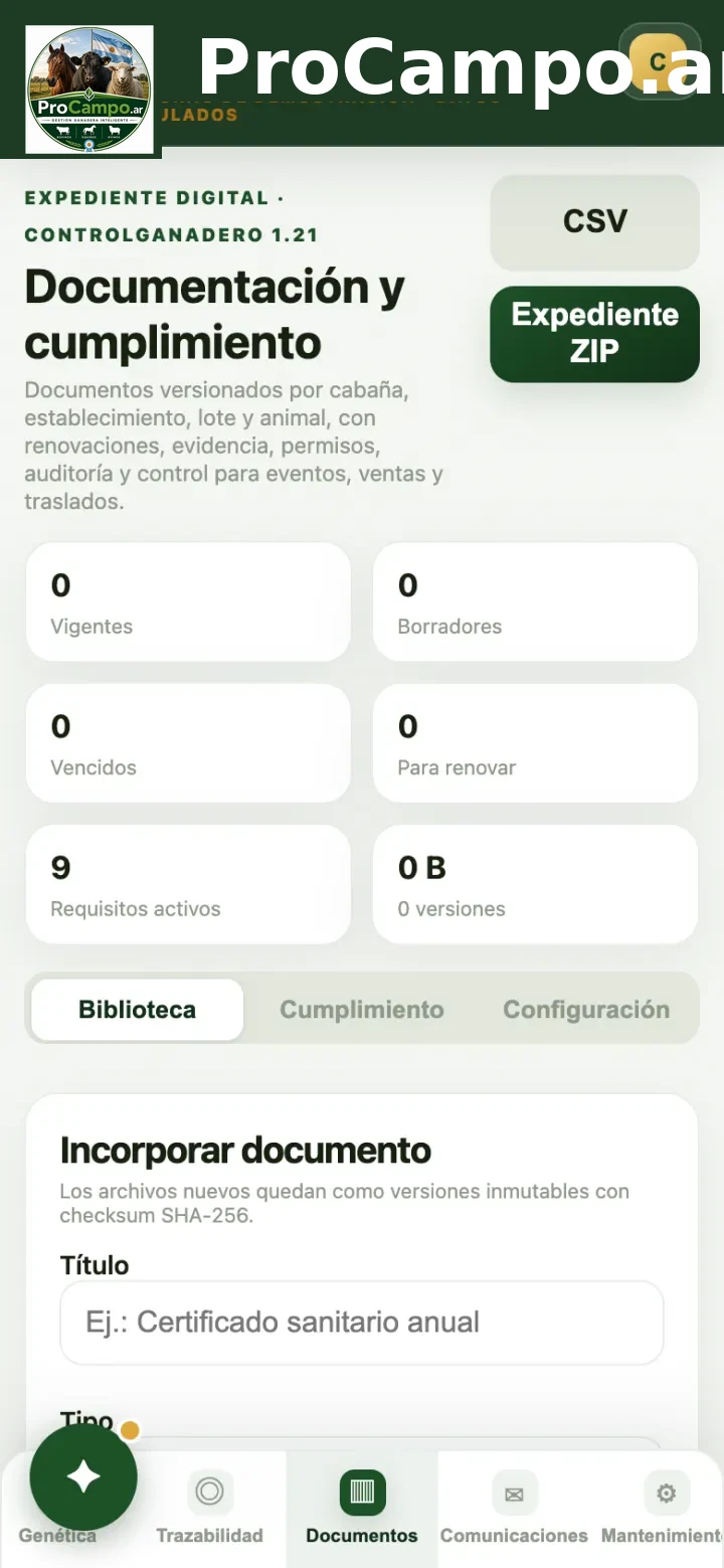 Documentos.