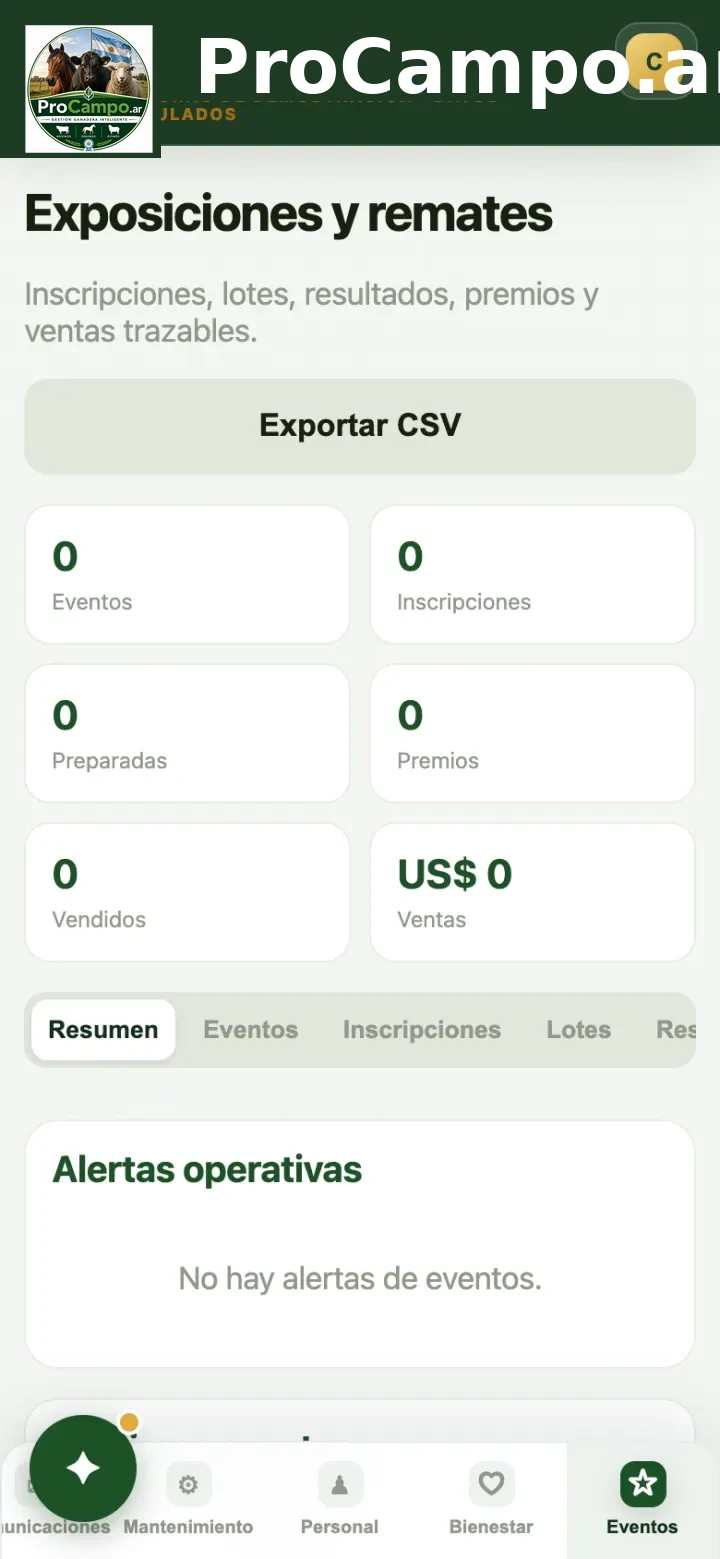 Eventos.